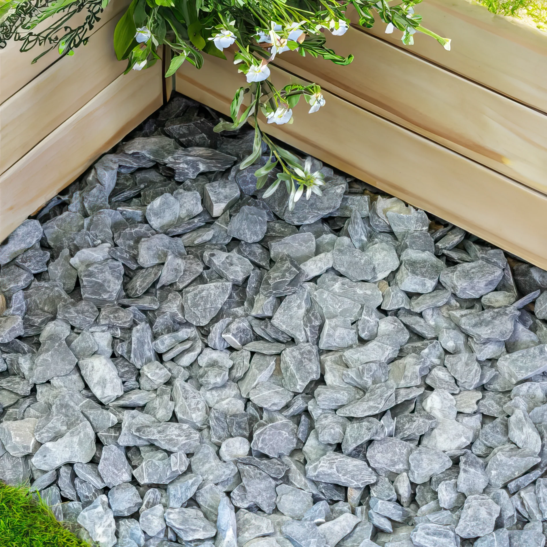 40mm Blue Slate Chippings - Image 5