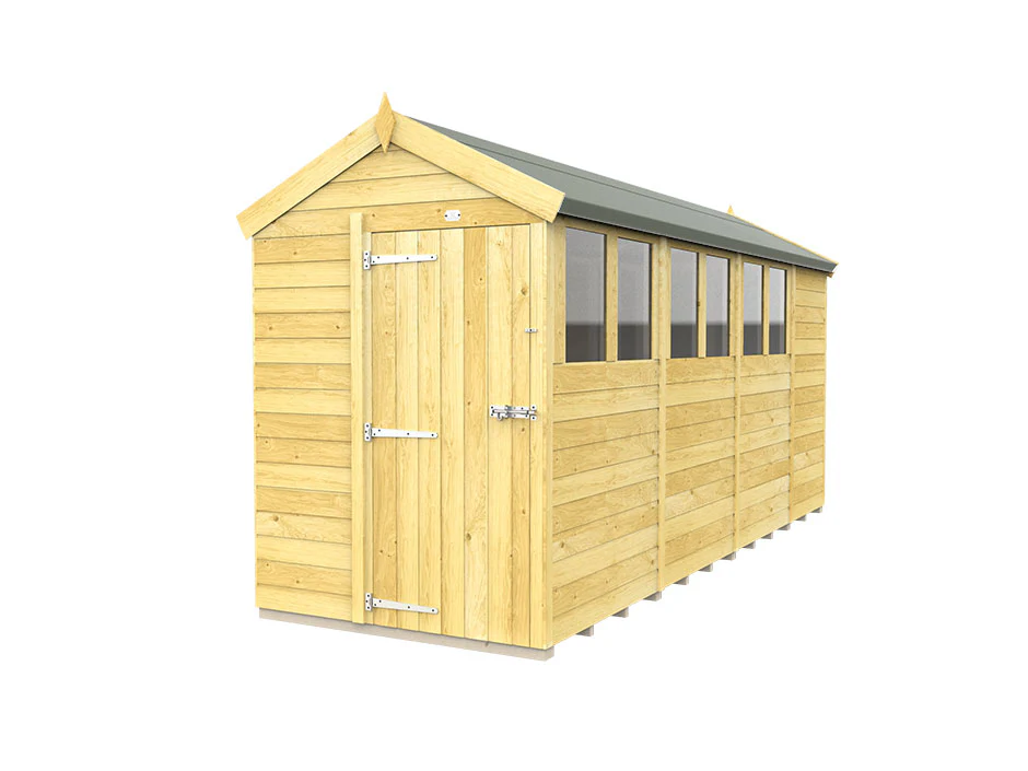 Apex Shed 5ft Wide - Image 11