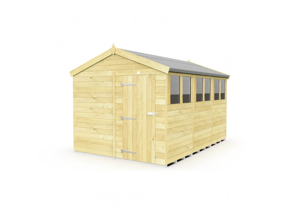 Apex Shed 8ft wide - Image 16