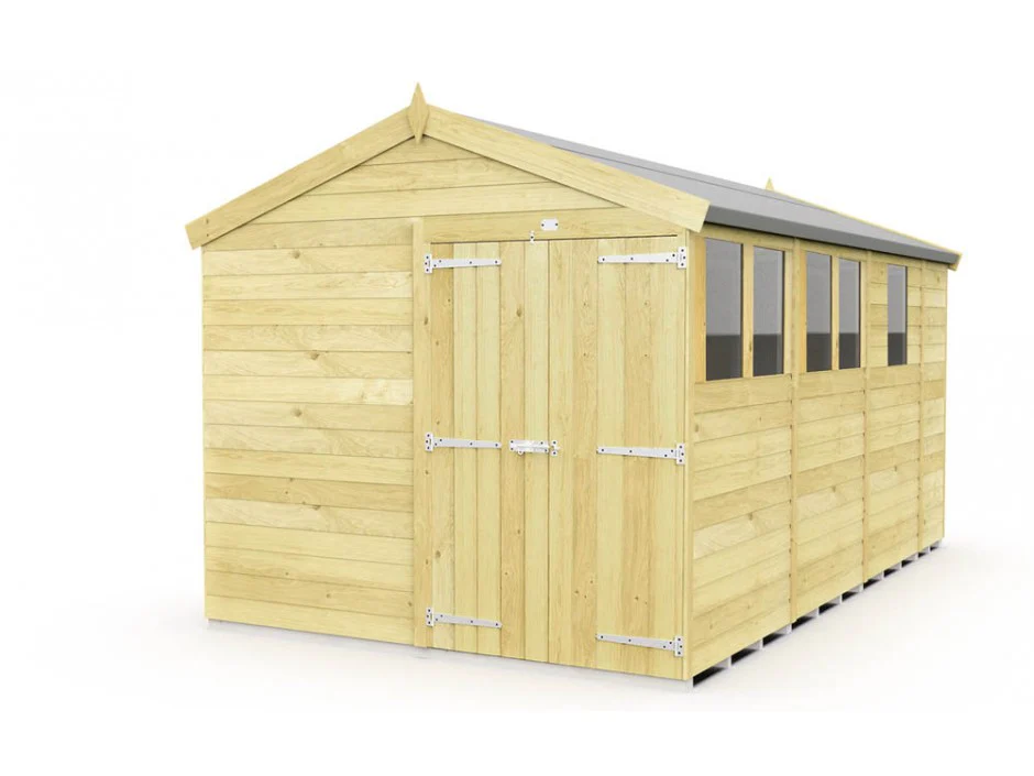 Apex Shed 8ft wide - Image 19