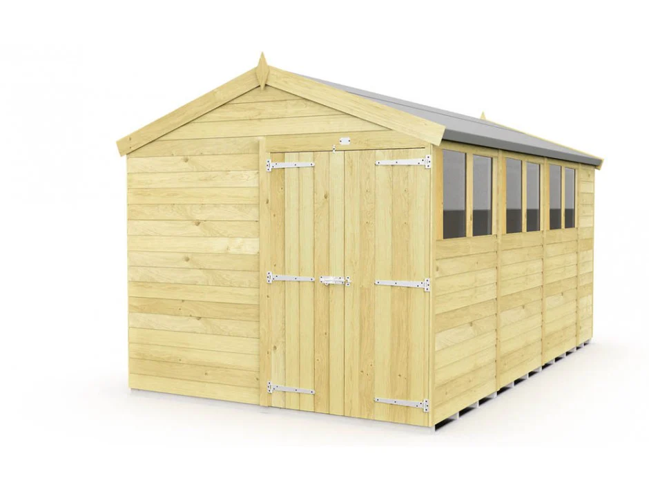 Apex Shed 8ft wide - Image 21