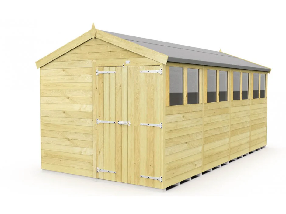 Apex Shed 8ft wide - Image 25
