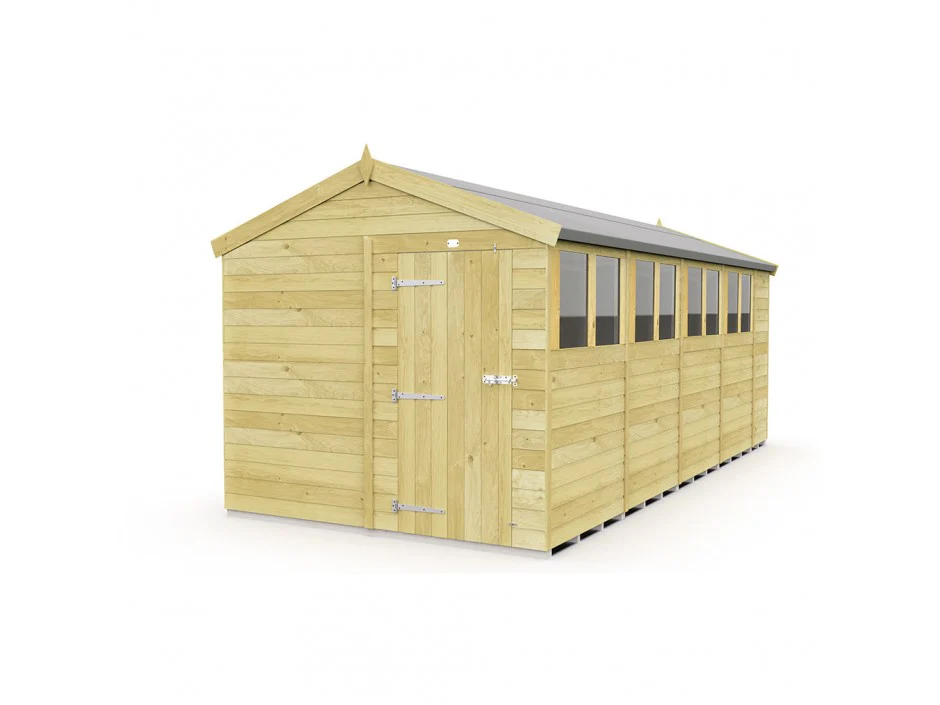 Apex Shed 8ft wide - Image 30