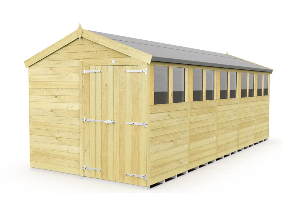 Apex Shed 8ft wide - Image 33