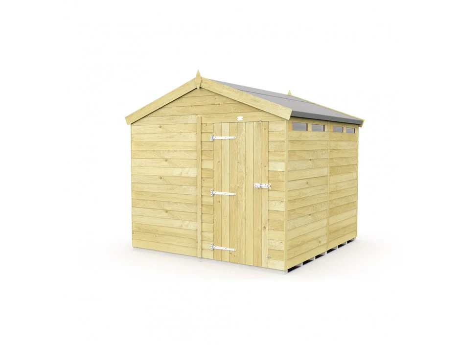 Apex Shed 8ft wide - Image 40