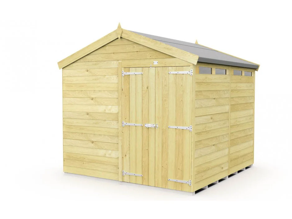 Apex Shed 8ft wide - Image 60