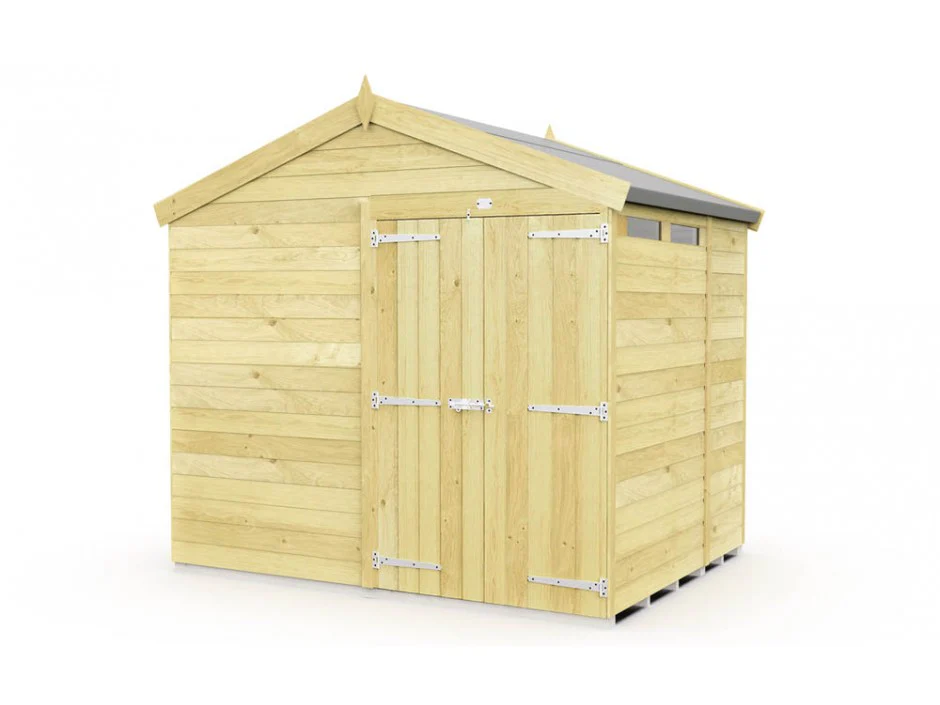 Apex Shed 8ft wide - Image 61
