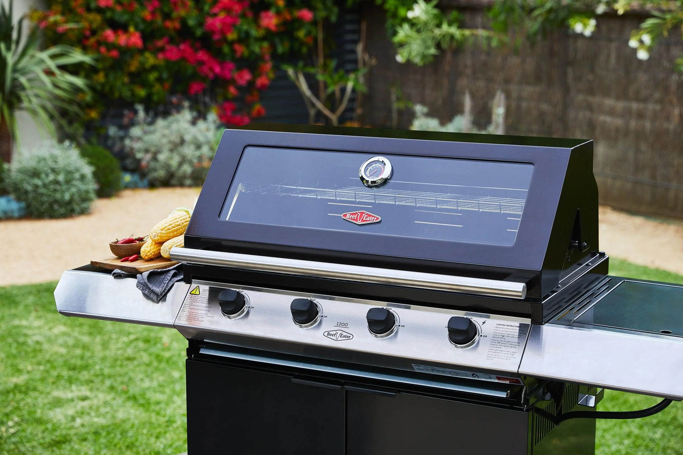 BeefEater 1200E Series 4 Burner BBQ & Trolley - Image 8