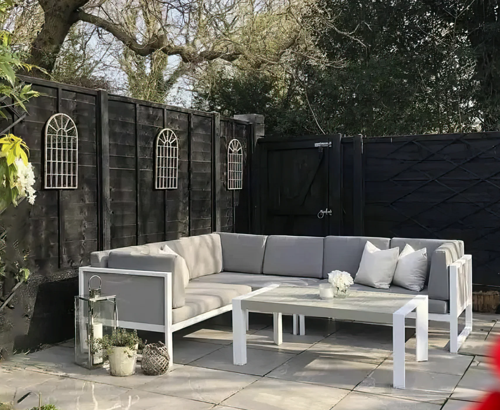CLEARANCE Blue / Grey / Beige Porcelain Paving 600x900x20mm (Britstone Ocean, Grey, Sand) - Image 3