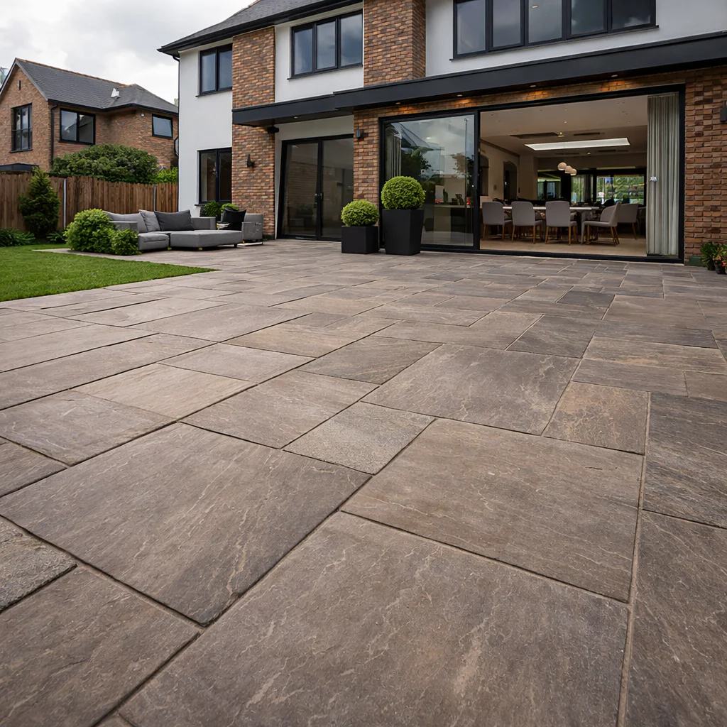 Brown Sandstone Paving 20mm (Elite Autumn Brown) - Image 3