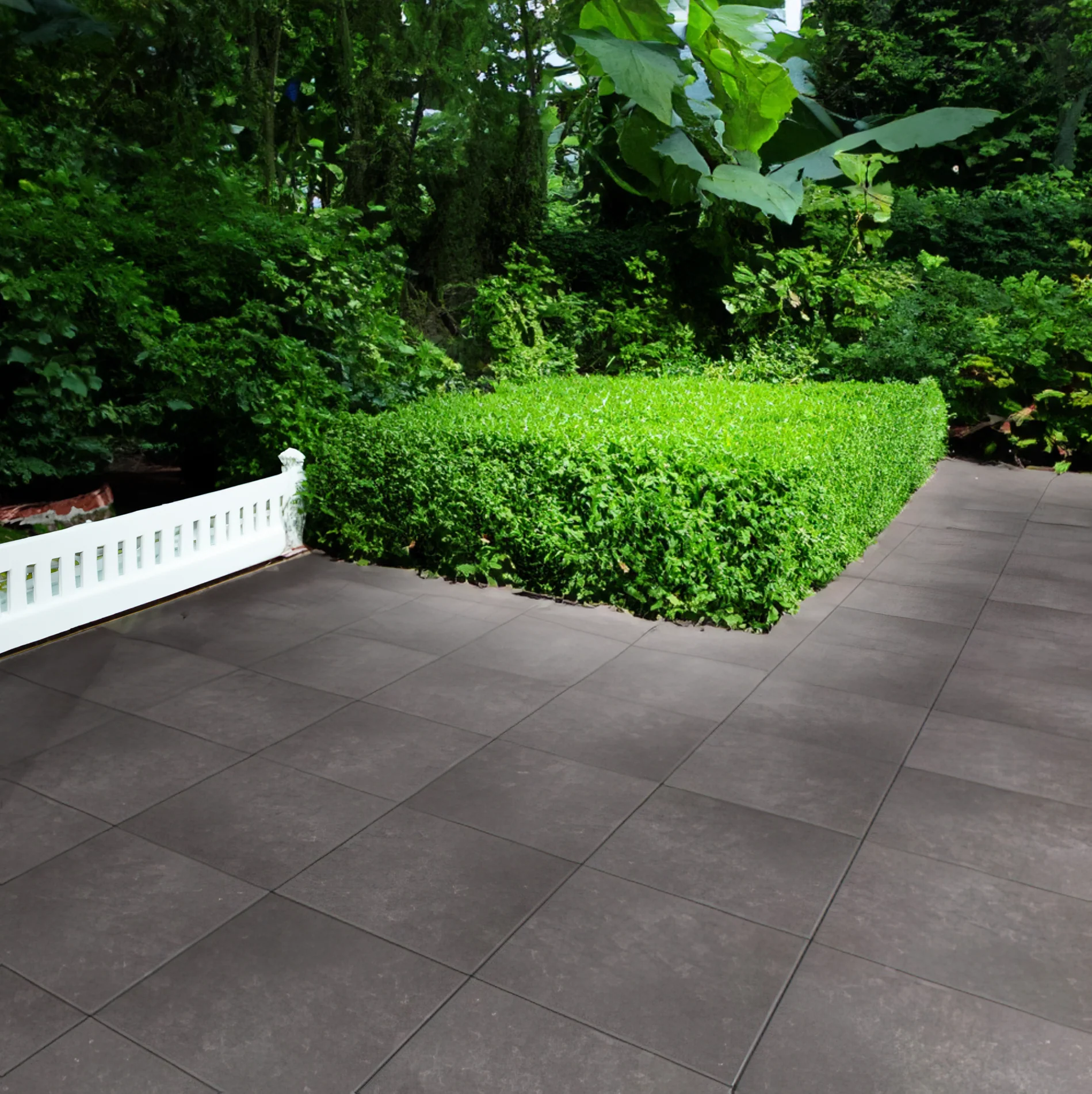 CLEARANCE Dark Grey Porcelain Paving 600x600x20mm (Ultra Aspen Anthracite) - Image 3