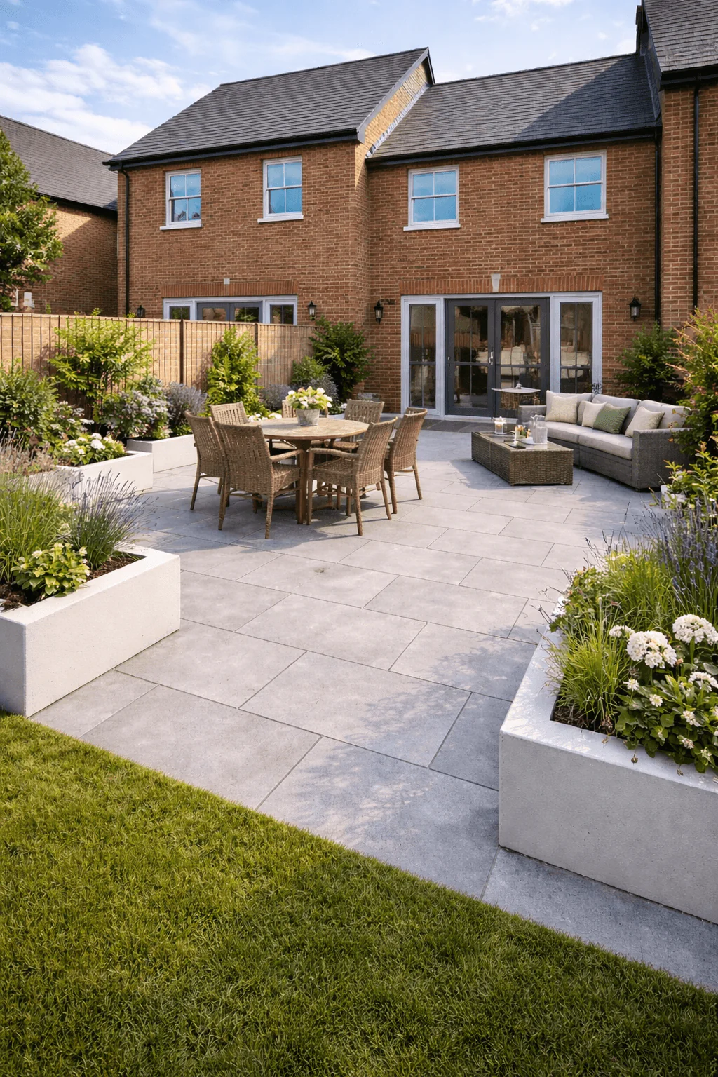 Light Grey Porcelain Paving600x1200x20mm (Essence Grey) - Image 3