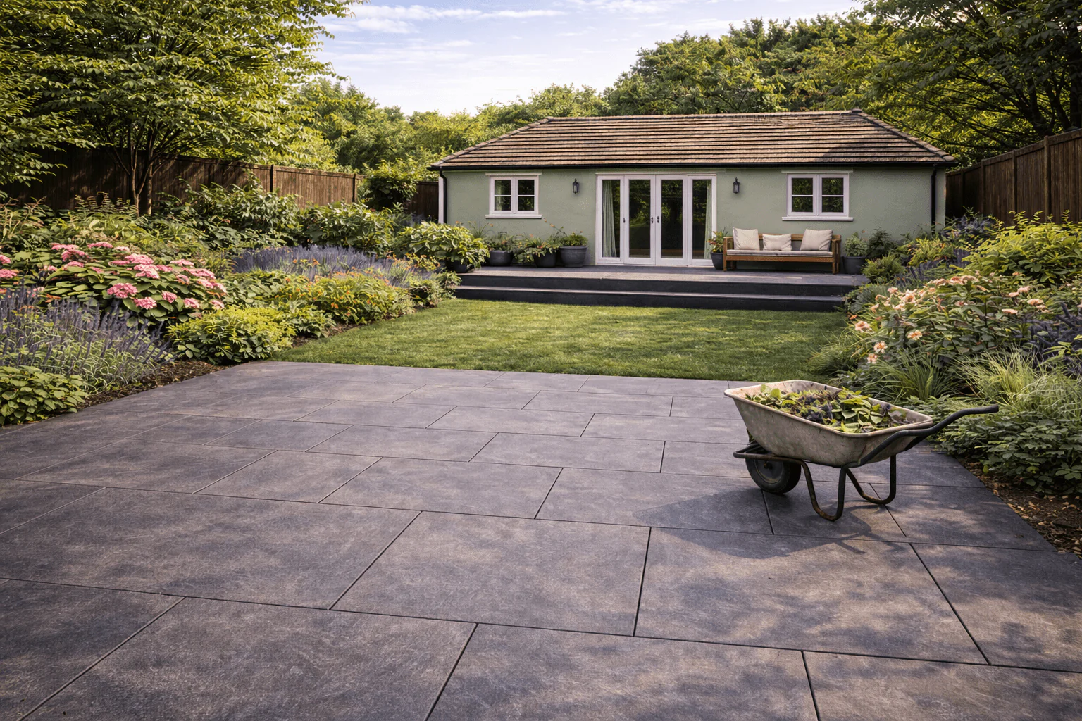 Dark Grey Porcelain Paving 600x900x20mm (Horizon Graphite) - Image 2