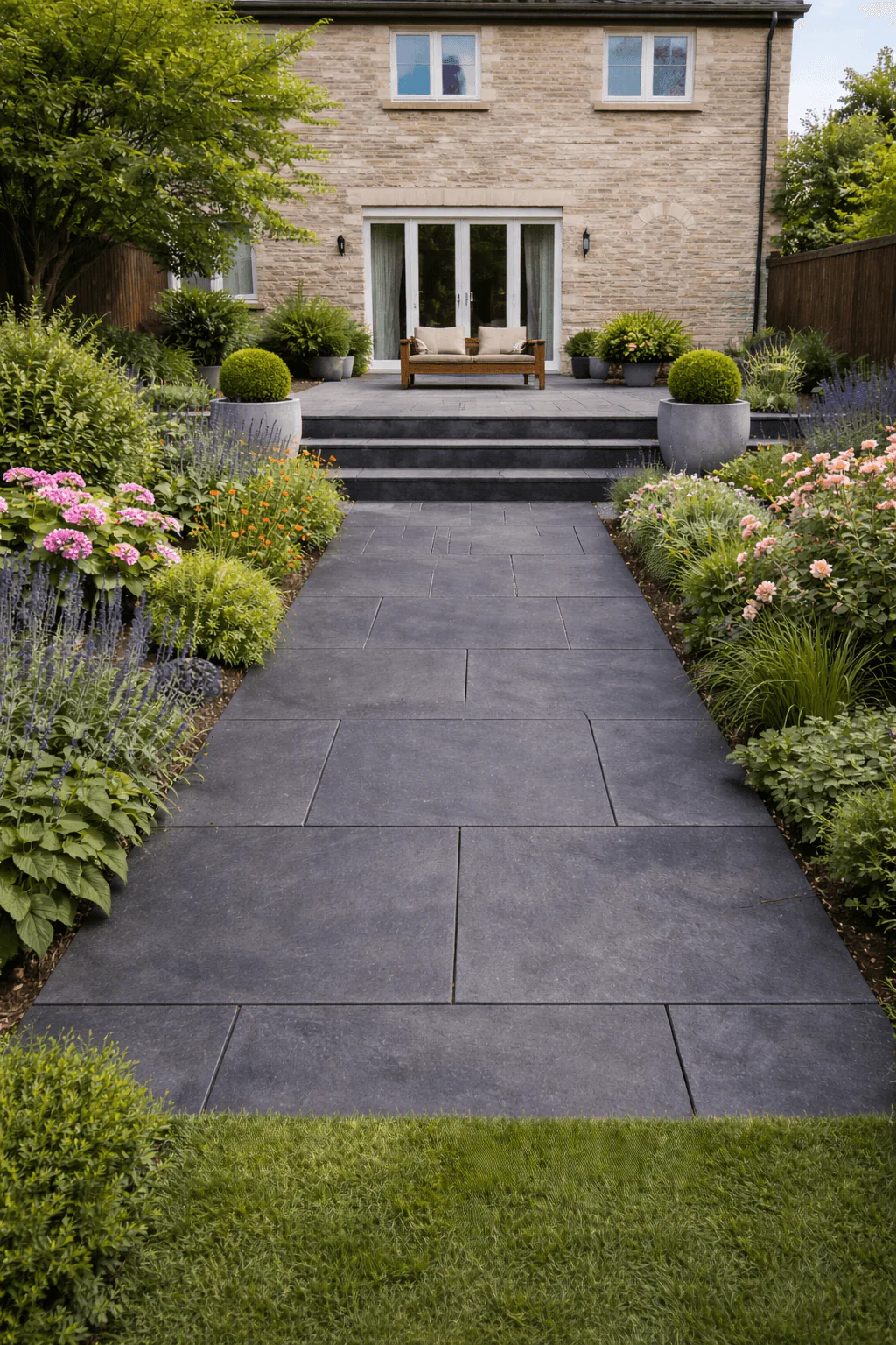 Dark Grey Porcelain Paving 600x900x20mm (Horizon Graphite) - Image 3