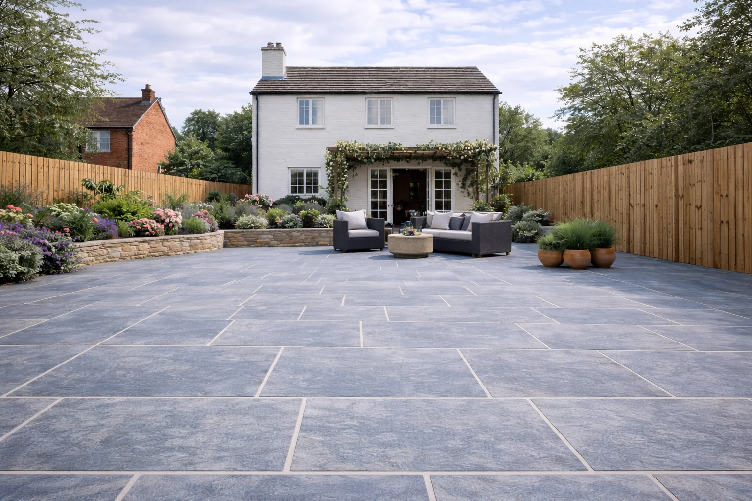 Blue Limestone Paving 20mm (Legacy Blue) - Image 3