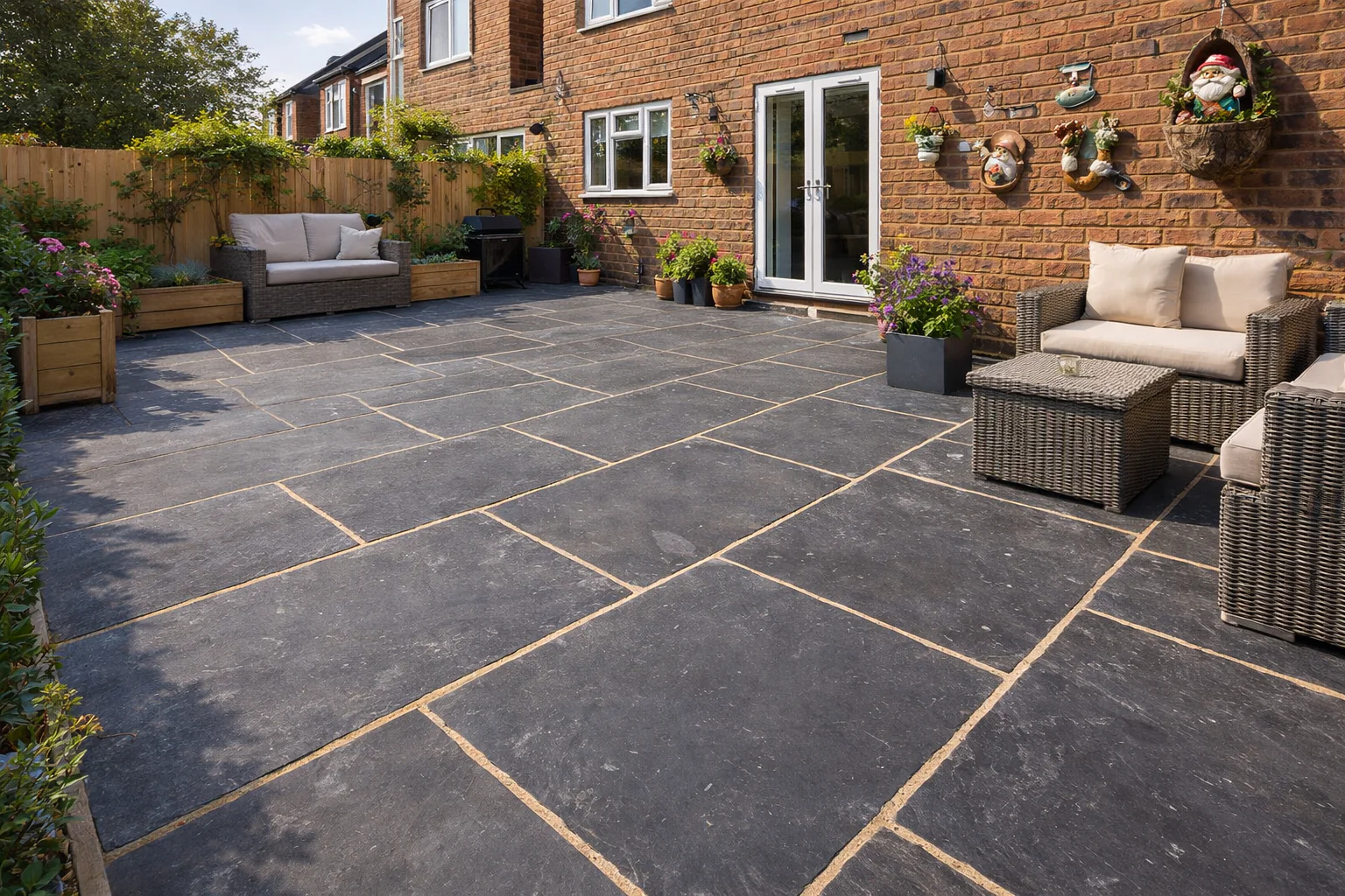 Black Limestone Paving 20mm (Legacy Kadappa Black) - Image 3