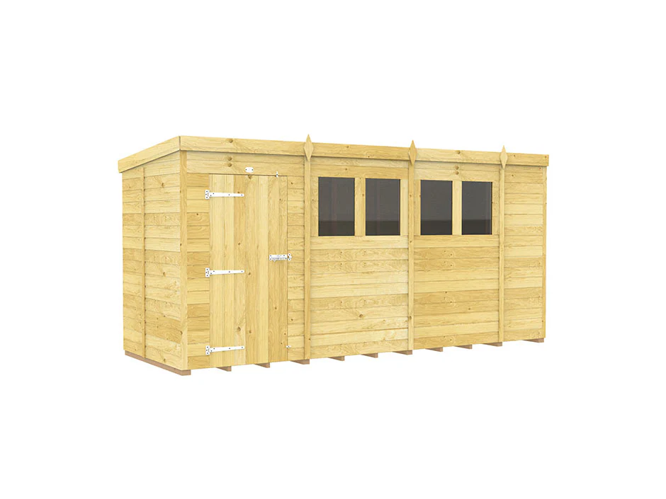Pent Shed 5ft Wide - Image 20