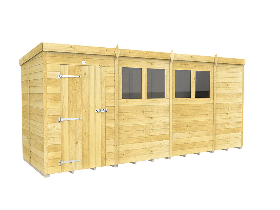 Pent Shed 5ft Wide - Image 22