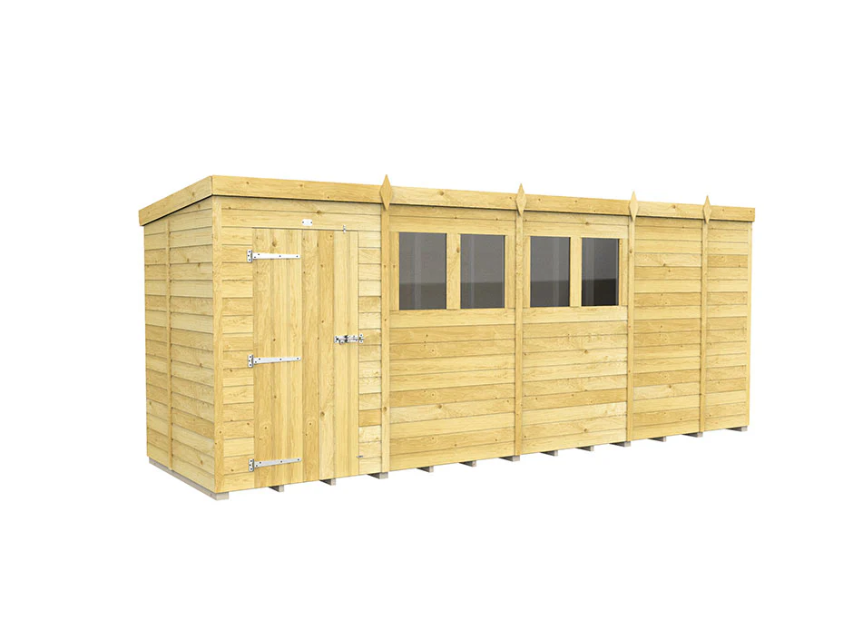 Pent Shed 5ft Wide - Image 26
