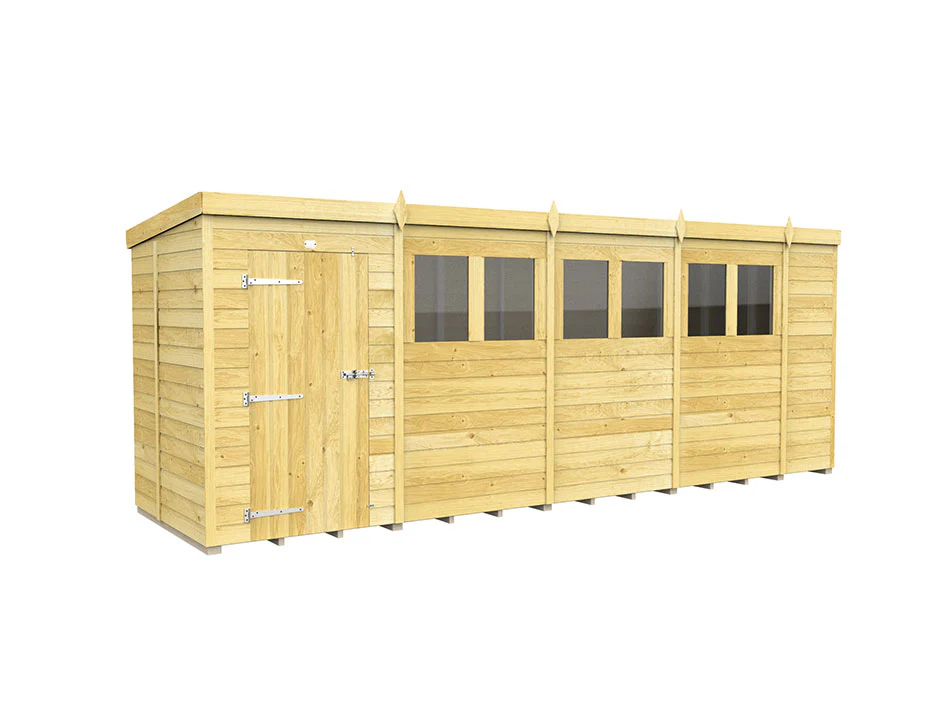 Pent Shed 5ft Wide - Image 28