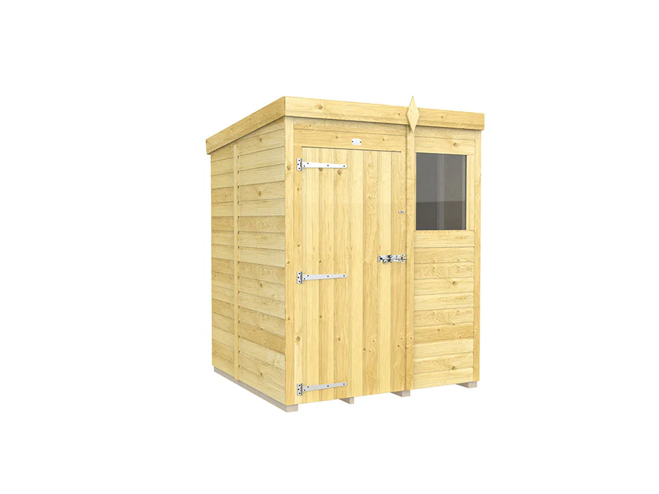 Pent Shed 5ft Wide - Image 3