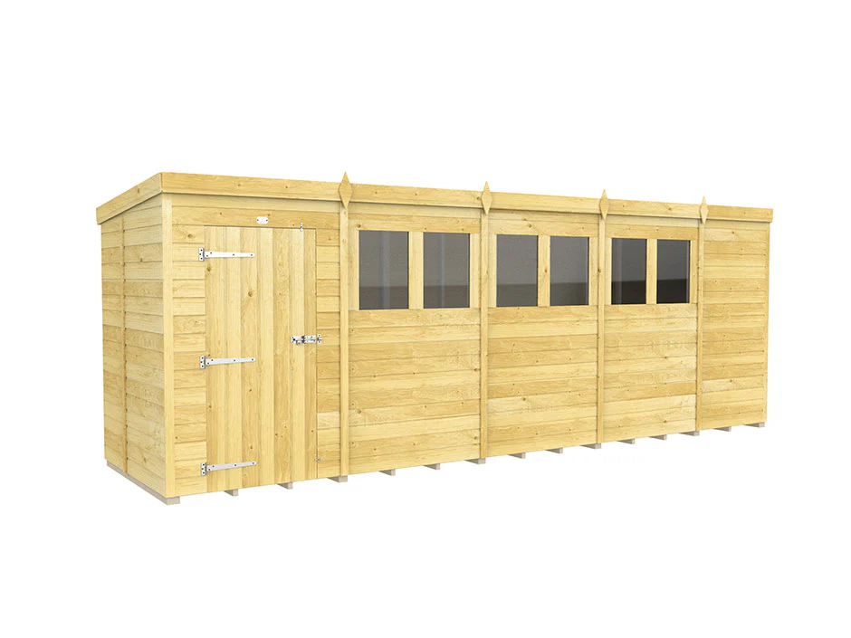 Pent Shed 5ft Wide - Image 30