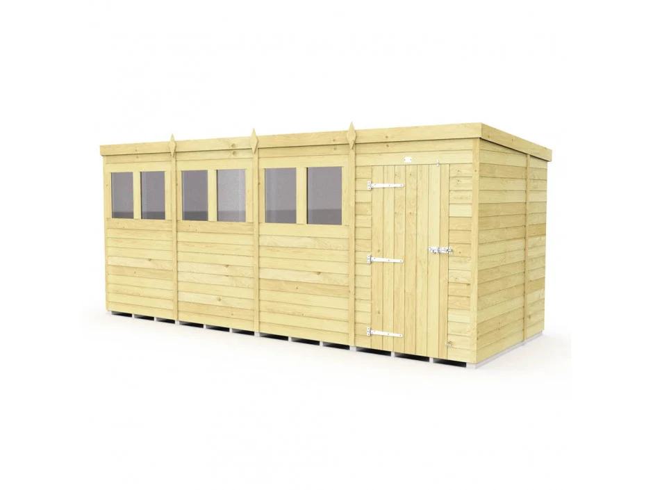 Pent Shed 6ft Wide - Image 40
