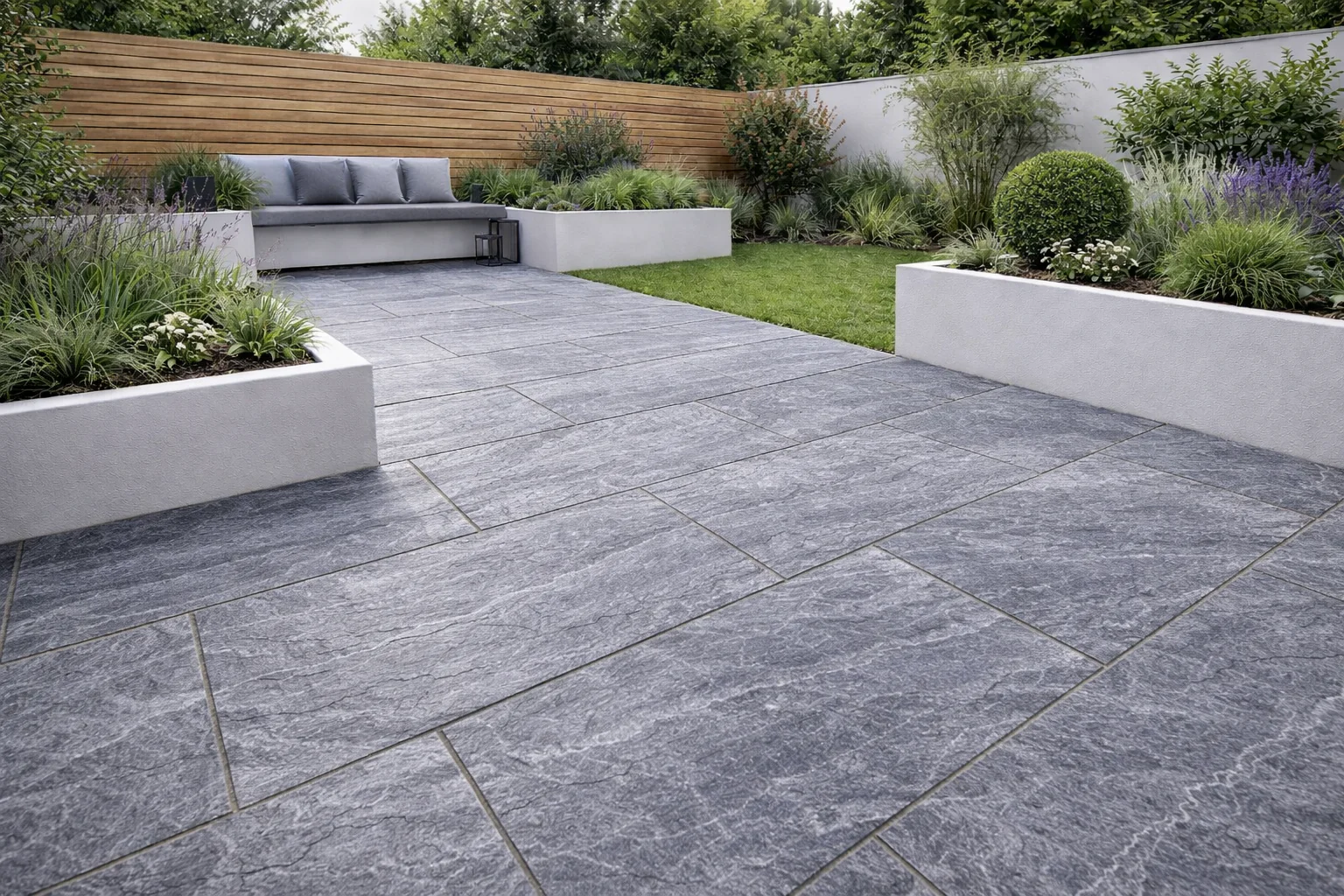 Dark Grey Slate Paving 600x900x20mm (Prestige Silver) - Image 3