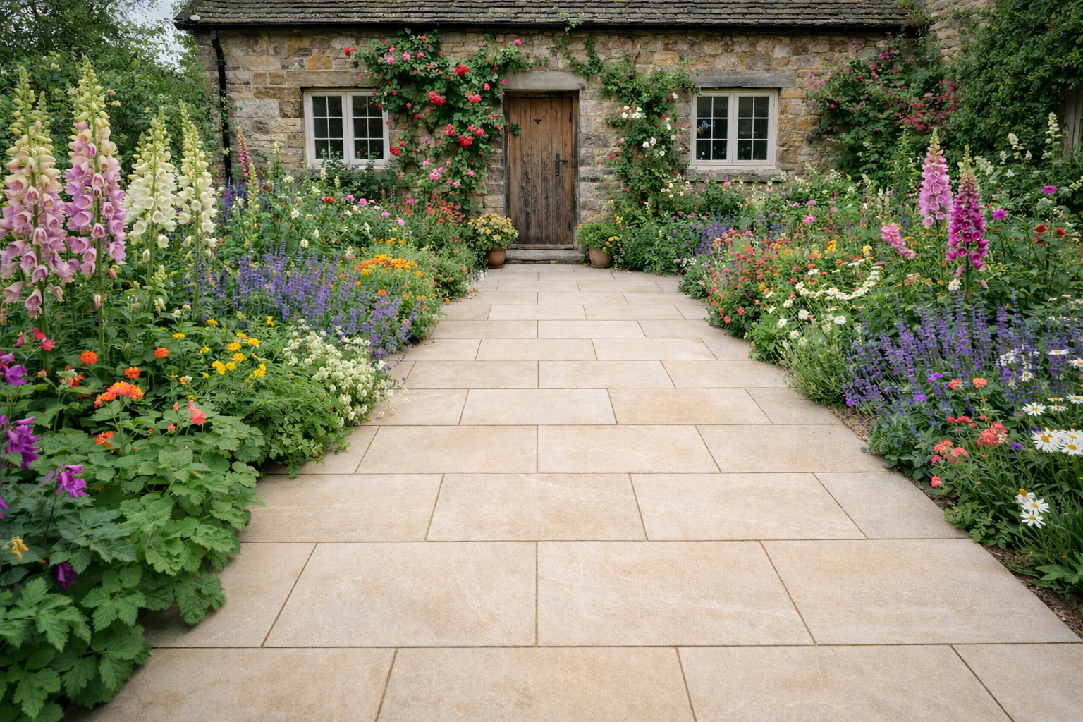 Beige Porcelain Paving 600x900x20mm (Solace Ivory) - Image 3