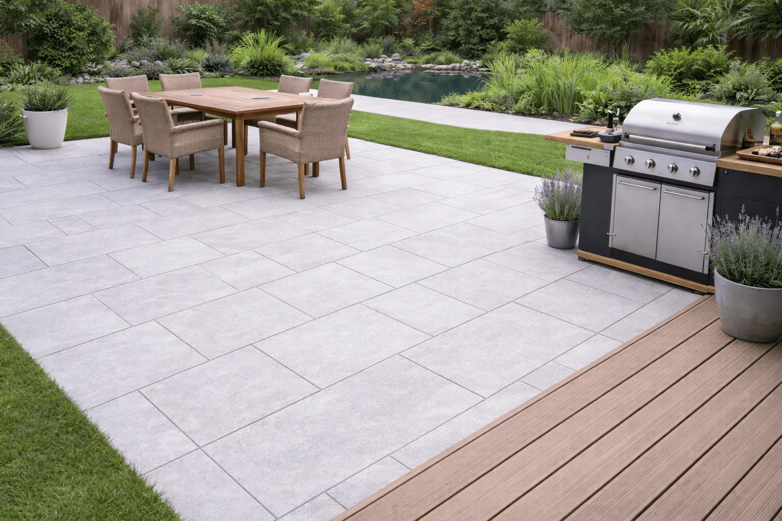 Light Grey Porcelain Paving 600x900x20mm (Solace Perla) - Image 3