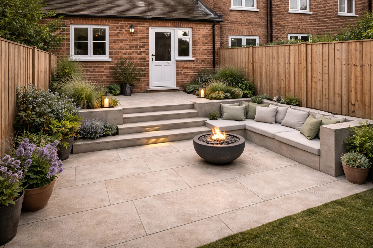 CLEARANCE Grey Porcelain Paving 450x900x20mm (Frame River) - Image 3